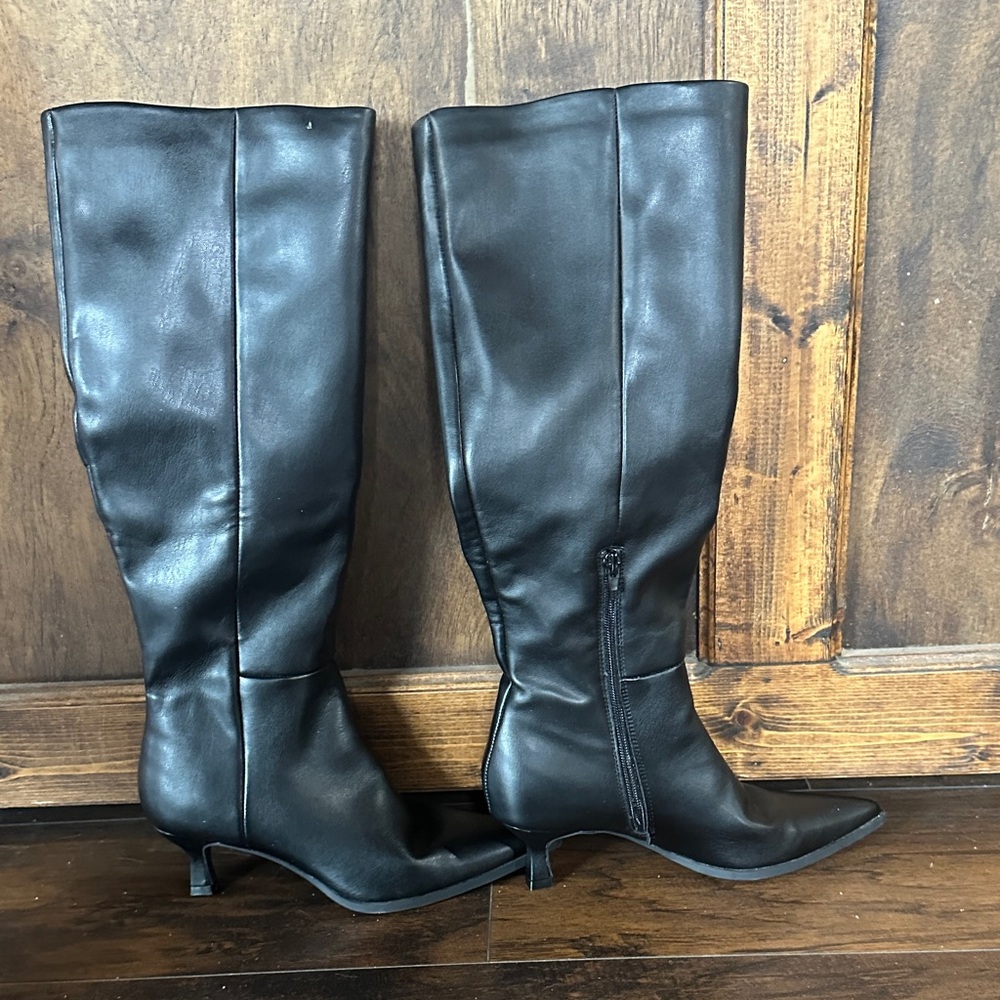 Madden Girl Black Heeled Boots